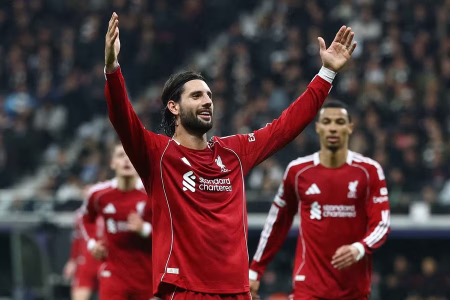 Dominik Szoboszlai desak Liverpool bawa semangat juang saat lawan Man City